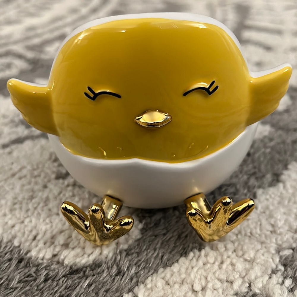 Bath & Body Works single-wick Easter chick candle holder, NWT!